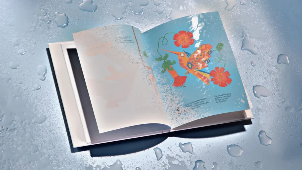 This book can be read only when it’s wet