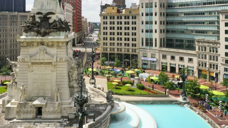 Indianapolis wants to turn a traffic circle into a park. It’s a brilliant idea