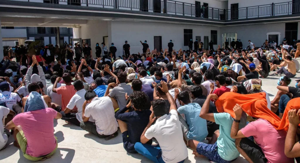Scam work centers along Thai border still have up to 100,000 people, despite multinational crackdown