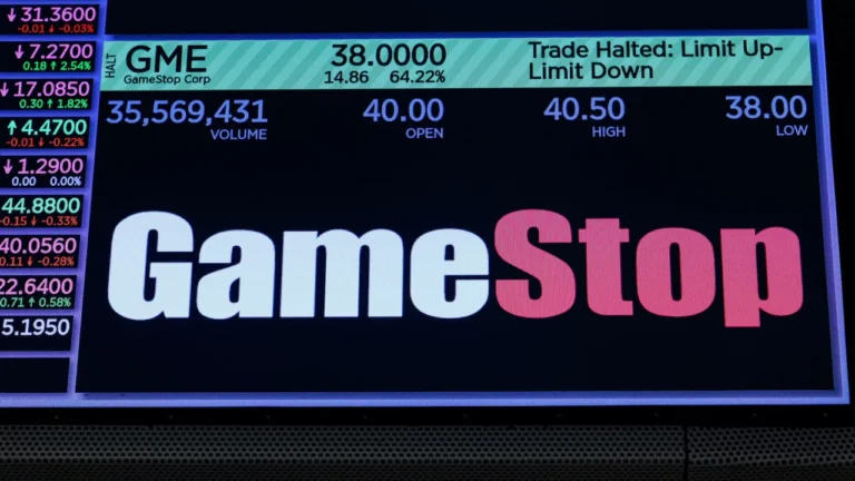 GameStop shares fall after bitcoin investment plan