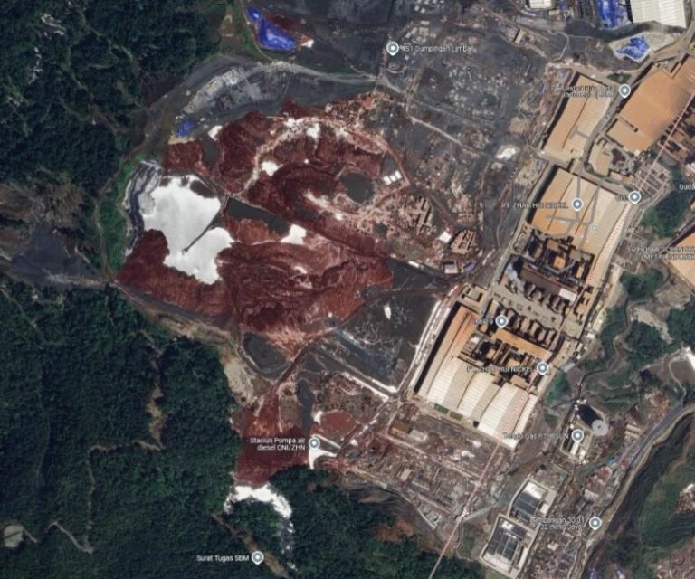 A fatal tailings landslide at Fatufia in Sulawesi in Indonesia