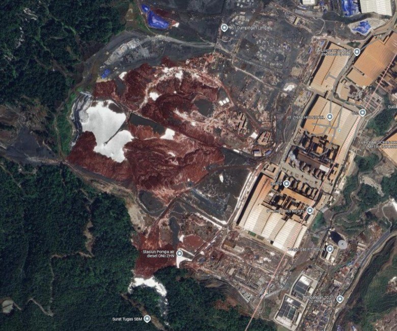 A fatal tailings landslide at Fatufia in Sulawesi in Indonesia
