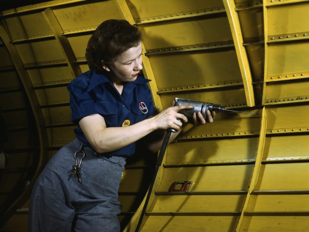 Vintage photos show how the role of women in the workforce has evolved in the last 100 years