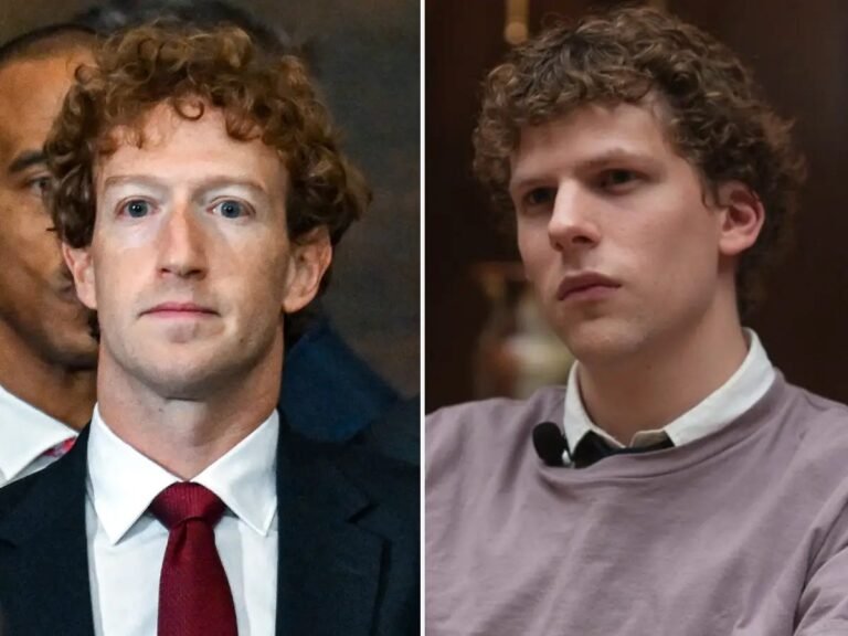 'It's my shirt now': Mark Zuckerberg bought the shirt Jesse Eisenberg wore when playing him in 'The Social Network'