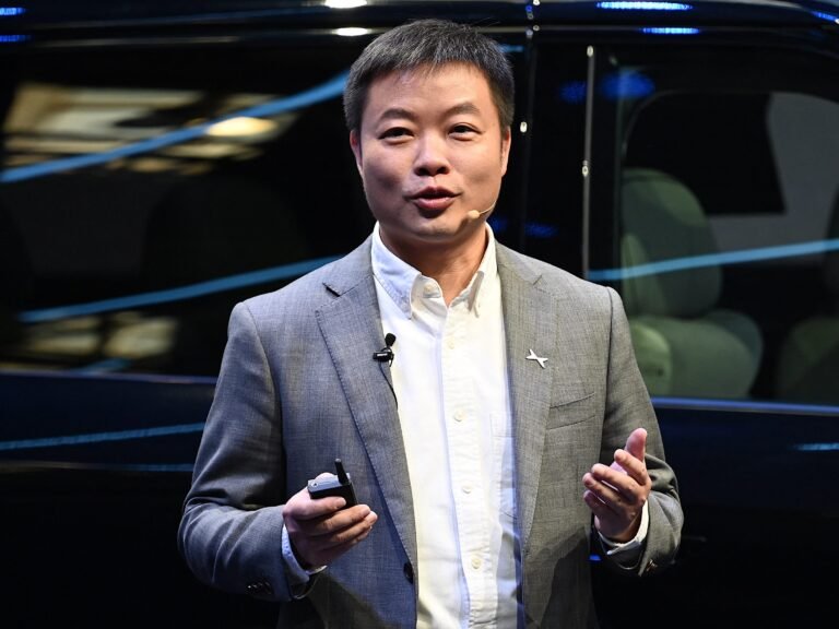 The CEO of XPeng said 'true success' is tied to how his parents' generation uses self-driving cars