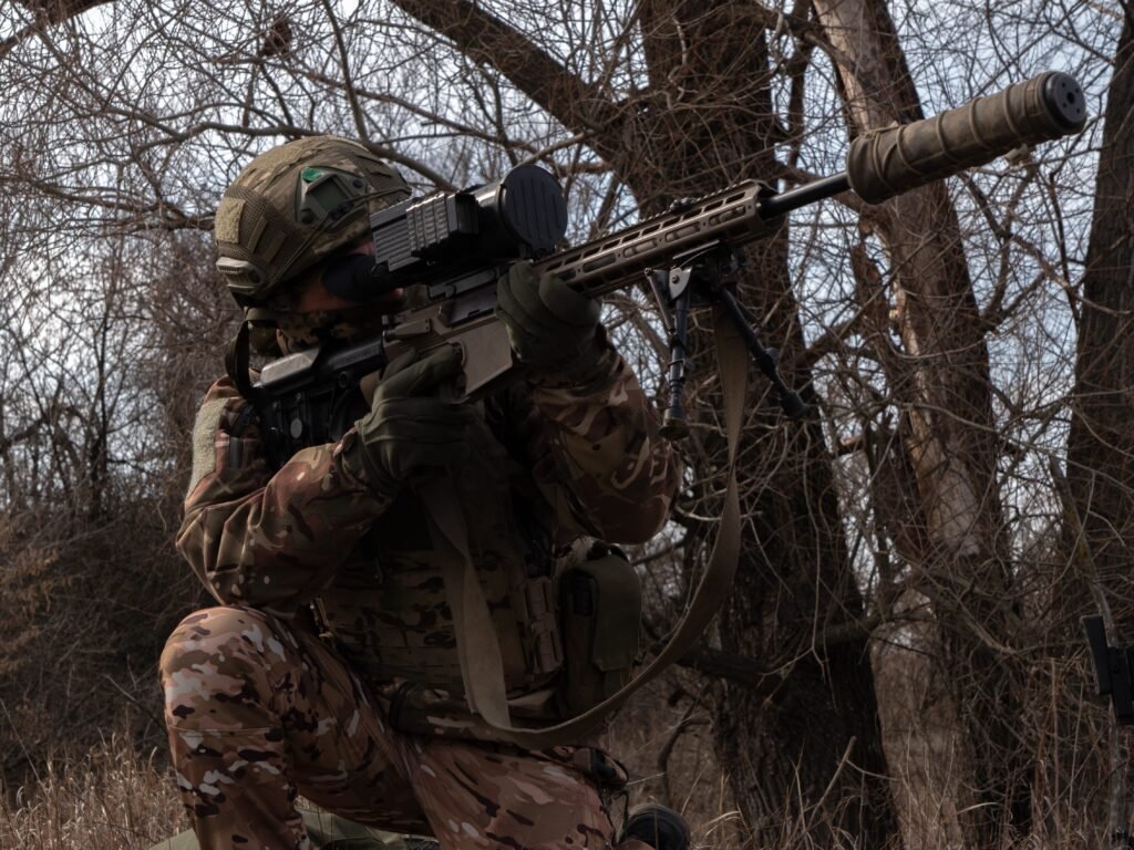 Ukrainian sniper says it made a big difference trading his hunting rifle for the Barrett MRAD