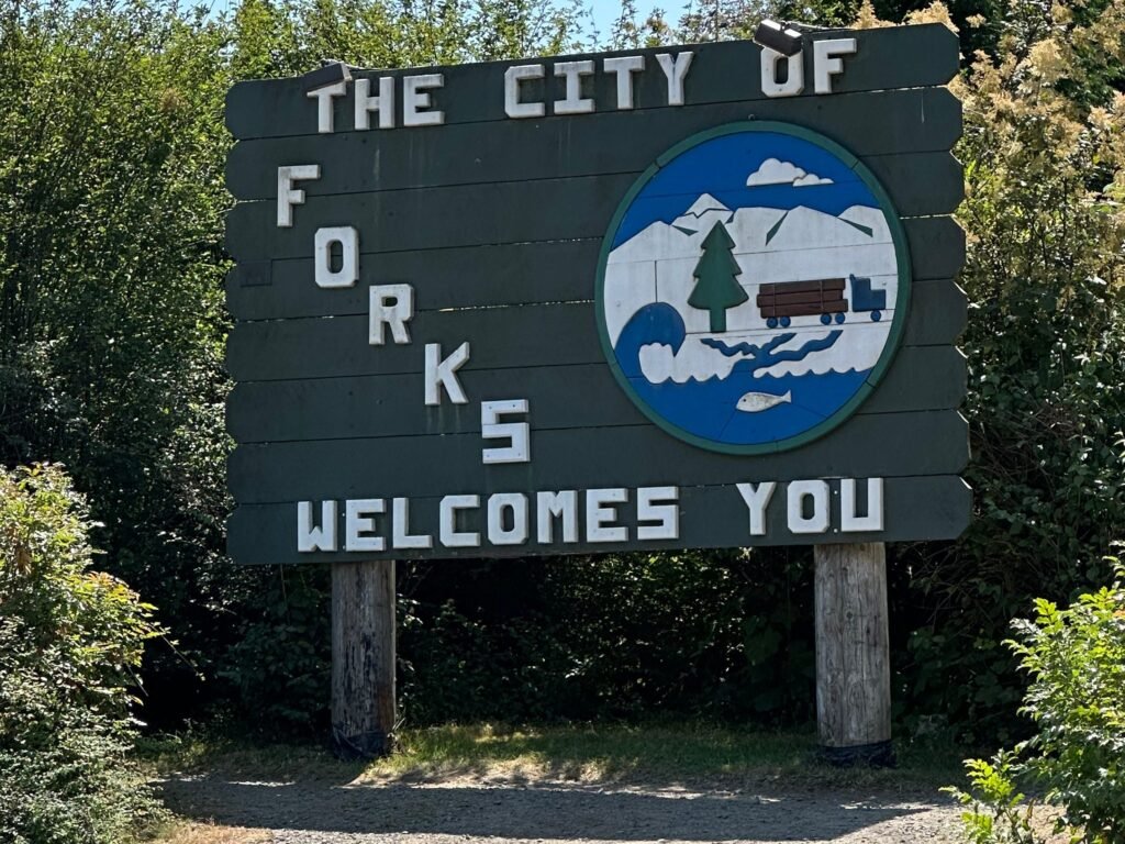 I visited Forks, Washington, where the 'Twilight' series takes place. It's surprisingly charming.