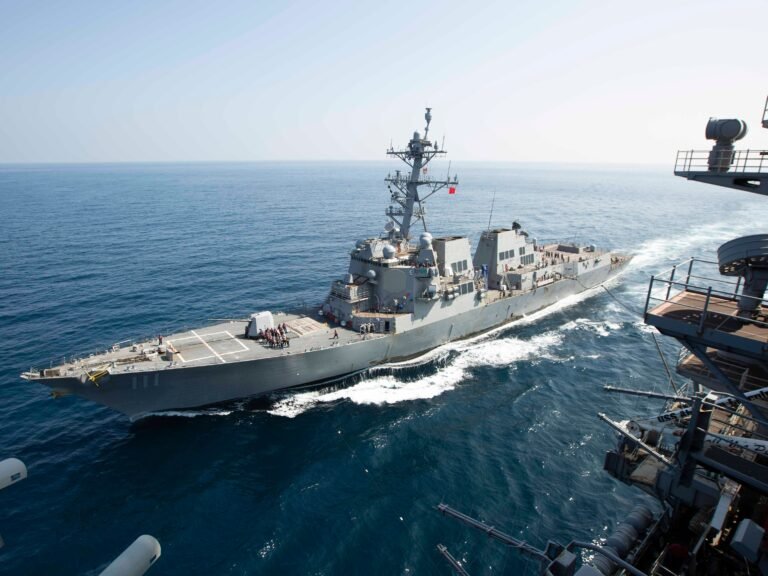 Another US Navy destroyer that fought off missiles in the Red Sea has been sent to guard America's southern border
