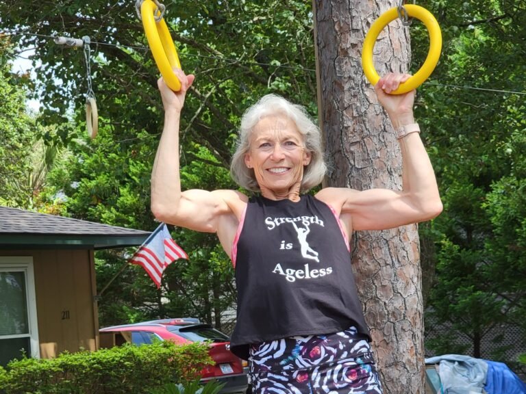 A 73-year-old who did her first pull-up at 63 works out six times a week. 3 simple things helped her get into shape.