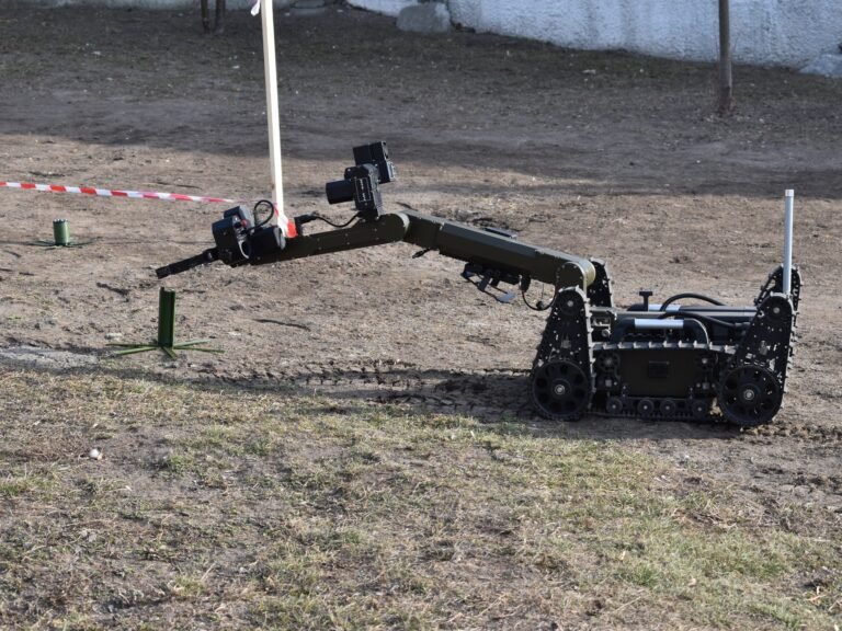 Meet the little robot helping Ukrainian deminers clean up the massive mess of buried Russian explosives