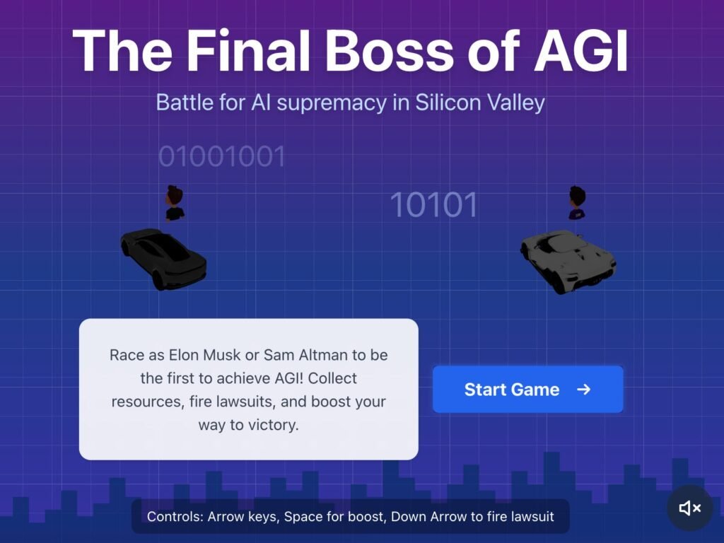 I used AI to make a Musk vs Altman racing game. It was buggy, but shows why vibe coding is the talk of Silicon Valley.