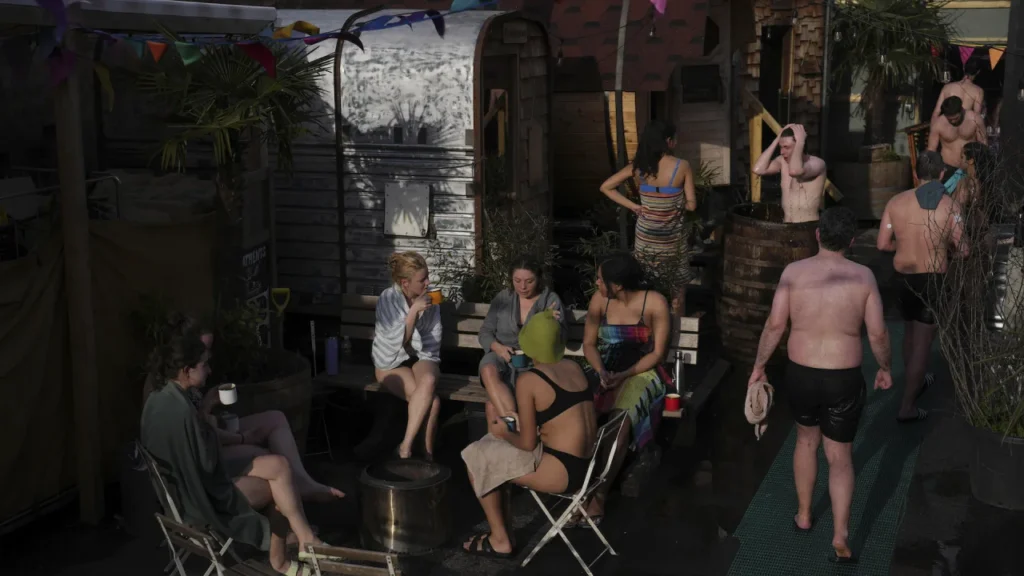 Communal saunas are on the rise in the U.K. Here’s why