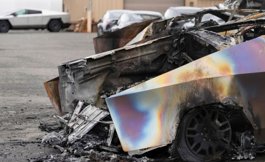 Violent attacks on Tesla dealerships are on the rise as White House vows to crackdown on protesters