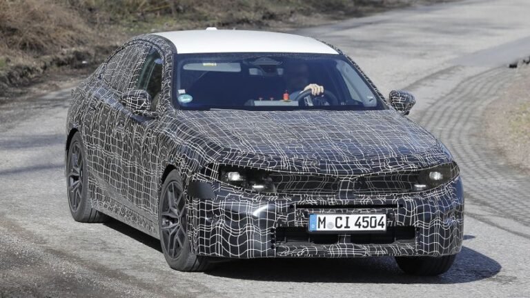 New BMW 5 Series spotted with concept-like Neue Klasse looks