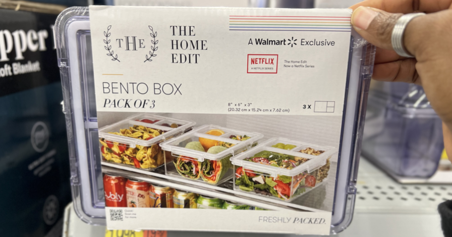 The Home Edit Bento Box 3-Pack Only $9.83 on Walmart.com (Reg. $20)