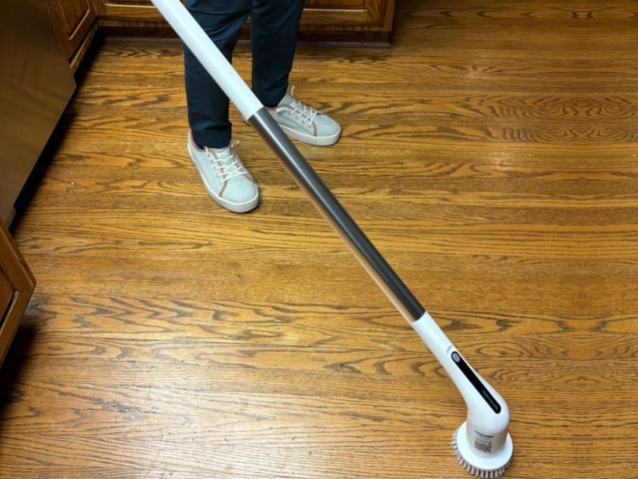 Cordless Electric Spin Scrubber w/ 6 Brush Heads Only $19.79 Shipped on Amazon