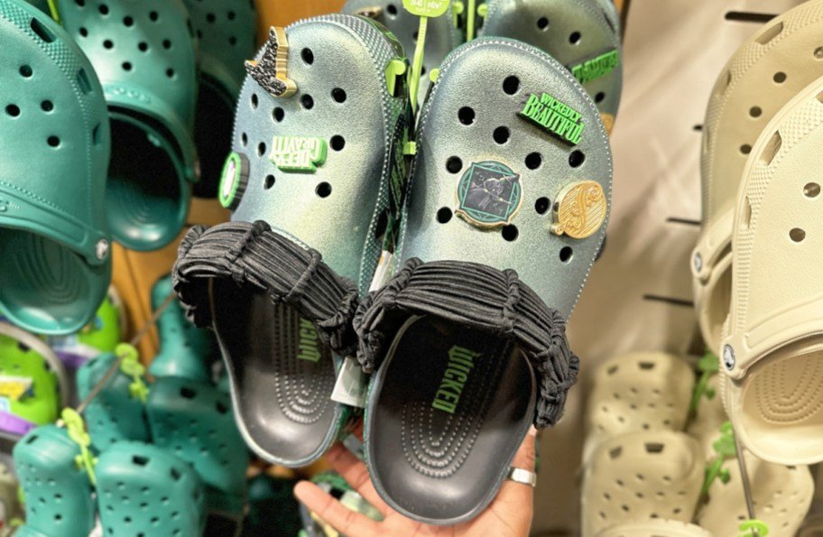 Up to 55% Off Wicked x Crocs Collection | Elphaba Clogs Just $41.99
