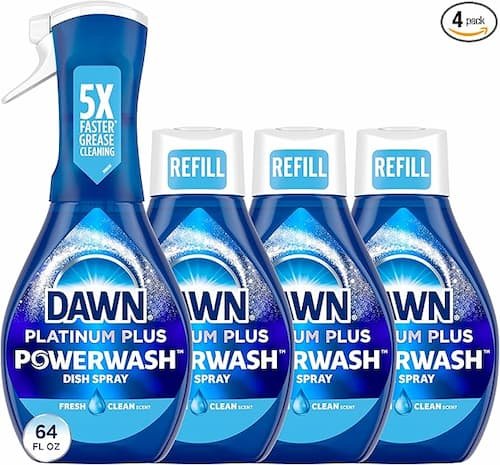 Dawn Platinum Powerwash Dish Spray (4 pack) only $11.64 shipped!