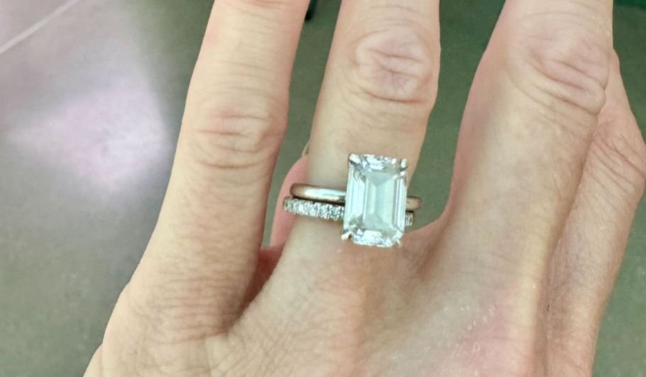 Amazon Wedding Ring Sale | Collin’s Band Just $27.99 (Looks Like Real Diamonds)