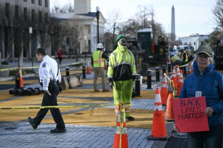 After Republican Threats, DC Begins Removal of Black Lives Matter Mural