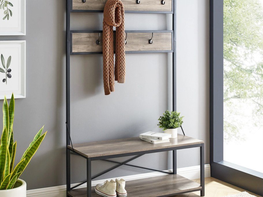 Up to 80% Off Wayfair Furniture | Hall Tree w/ Bench & Storage Just $92.99 Shipped