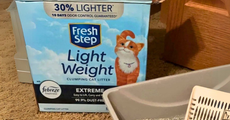 Fresh Step Cat Litter 15lb Box Only $8.98 Shipped on Amazon (Reg $17) + More