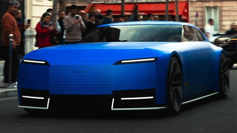 New Jaguar Type 00 stirs up more hype by shutting down the streets of Paris