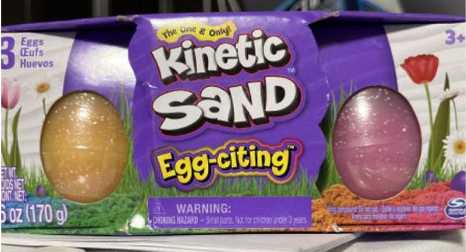 TWO Kinetic Sand Easter Egg Surprise 3-Packs Only $7.48 on Target.com