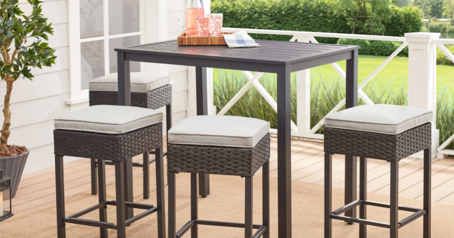 Mainstays 5-Piece Patio Dining Set Only $138.79 Shipped on Walmart.com (Reg. $347)