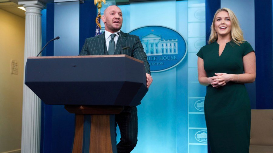 Trump meets with Irish UFC fighter Conor McGregor on St. Patrick's Day