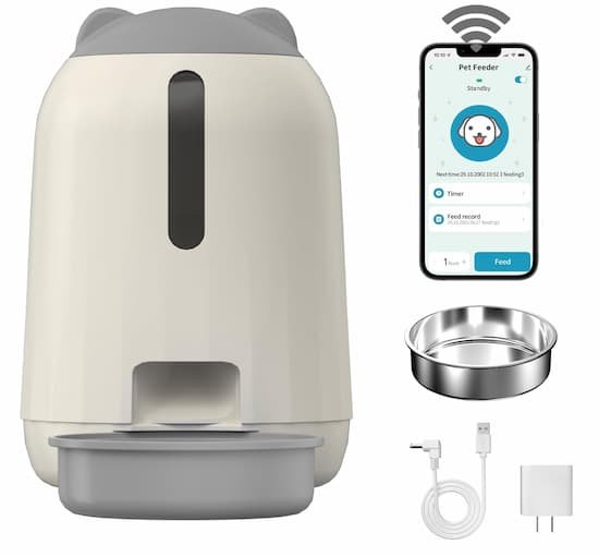 WiFi Smart Automatic Cat Feeder only $21.94!