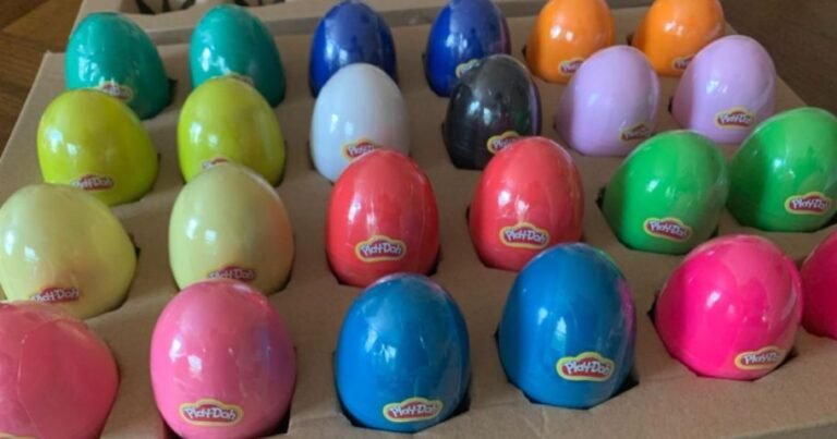 Play-Doh Eggs 24-Pack Only $14.99 on Amazon (Reg. $22) | Candy-Free Easter Egg Hunt Idea!