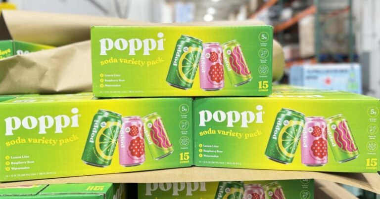 GO! Poppi Soda Variety Packs from 83¢ Per Can