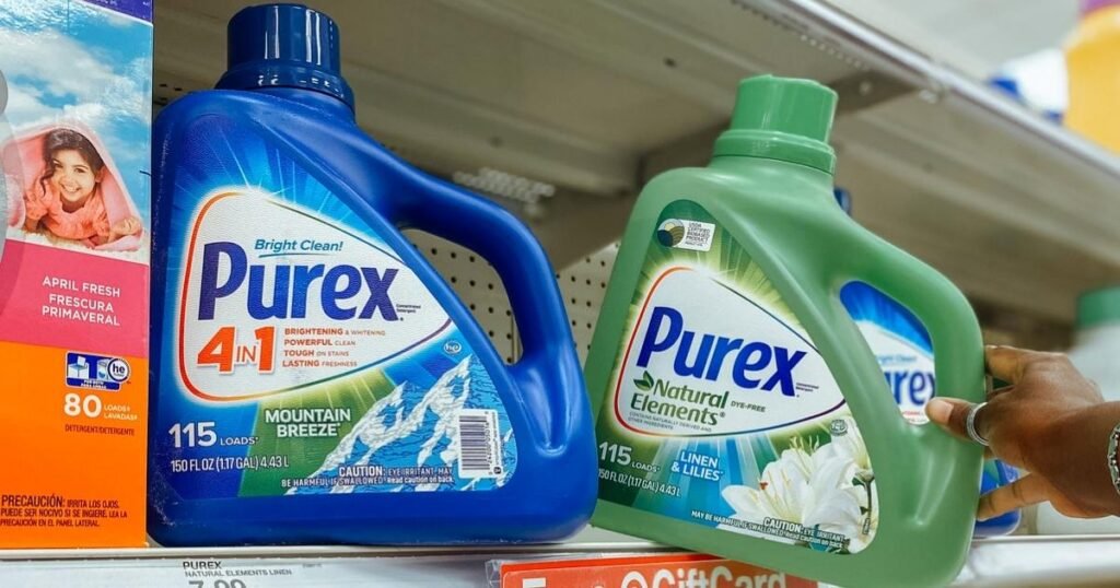 Purex Laundry Detergent 150oz Bottle Just $4.99 After Cash Back at Target (Reg. $10)
