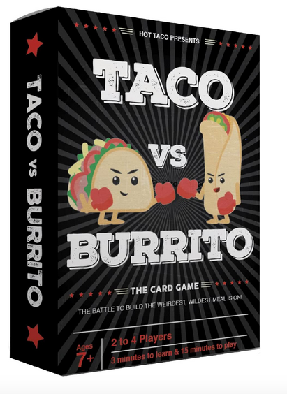 Taco vs Burrito Card Game only $14.37!