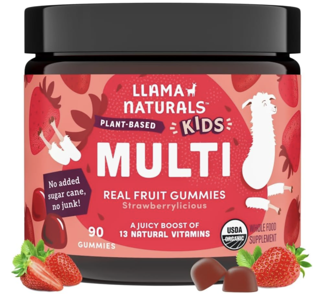 Llama Naturals Kids’ Multi Vitamin Gummies, 90-Count just $17.99 shipped!