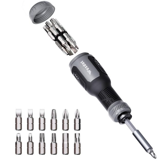 13-in-1 Multi-Bit Screwdriver Set only $5.39!