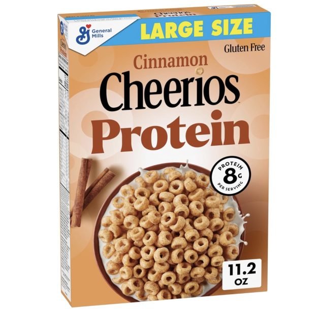 Cheerios Protein Cereal, Cinnamon (Large Box) only $2!