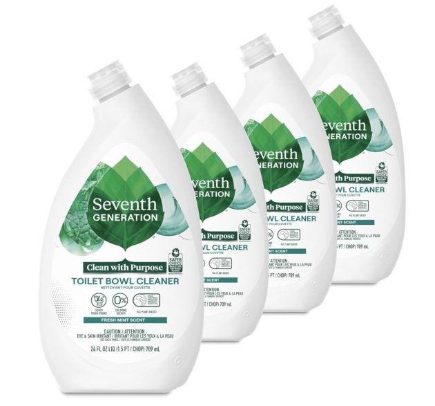 Seventh Generation Toilet Bowl Cleaner, 4 pack only $5.70 shipped!