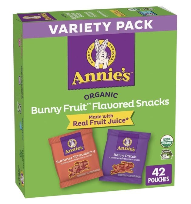 Annie’s Organic Bunny Fruit Snacks, 42 count only $14.16 shipped!