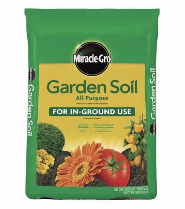 Miracle-Gro Garden All Purpose In-Ground Soil, 1 cu ft only $2.50!
