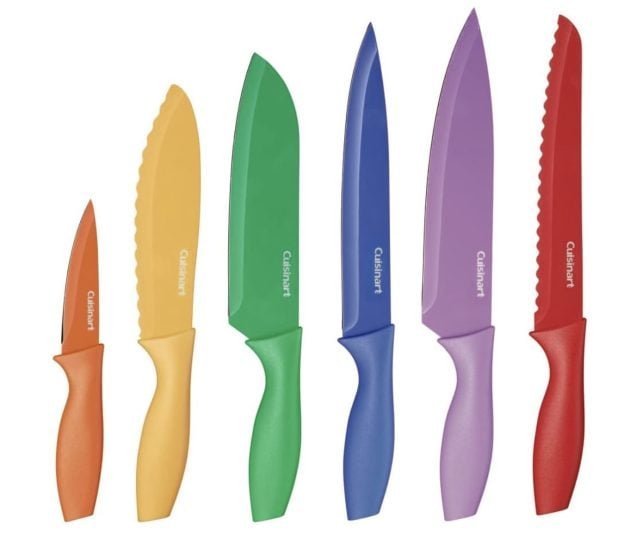 Cuisinart 12-Piece Kitchen Knife Set only $9.99!