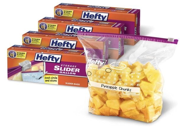 Hefty Slider Storage Bags, Gallon Size (120 count) only $10.95 shipped!