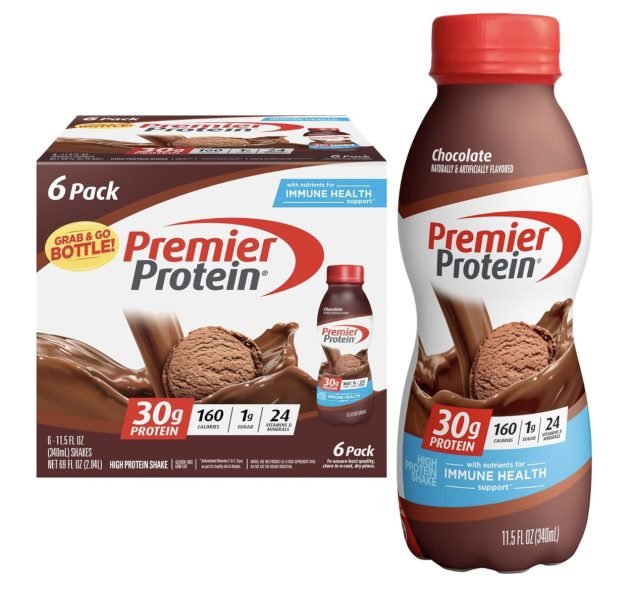Premier Protein Shake, Chocolate, 30g Protein (6 count) only $8.07 shipped!