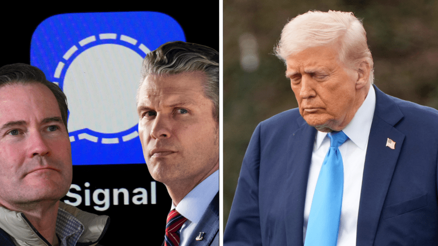 Sunday shows preview: Trump dismisses Signal chat fallout; Tariff trade war heats up