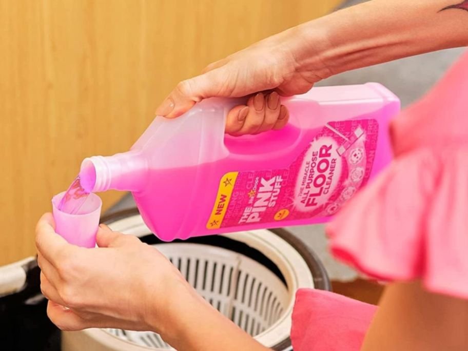 The Pink Stuff Floor Cleaner 33.8oz Bottle Just $5 Shipped on Amazon (Reg. $10)