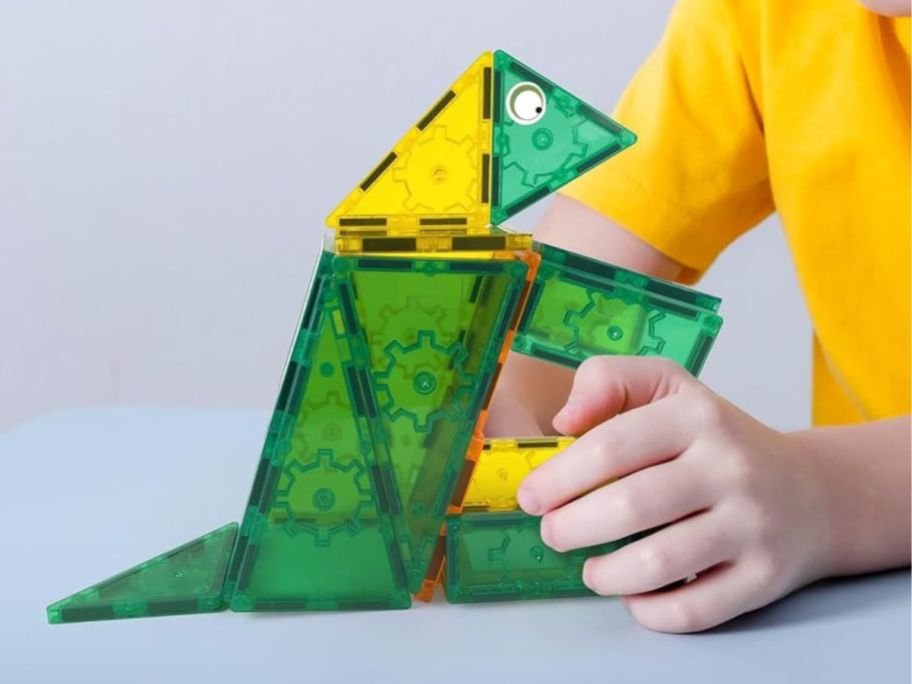 Tytan Tiles 60-Piece Dinosaur Magnetic Tiles Building Set Just $9.99 Shipped (Reg. $50)
