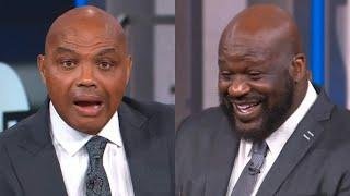Charles Barkley has Shaq losing it after going OFF on Kendrick Perkins and ESPN