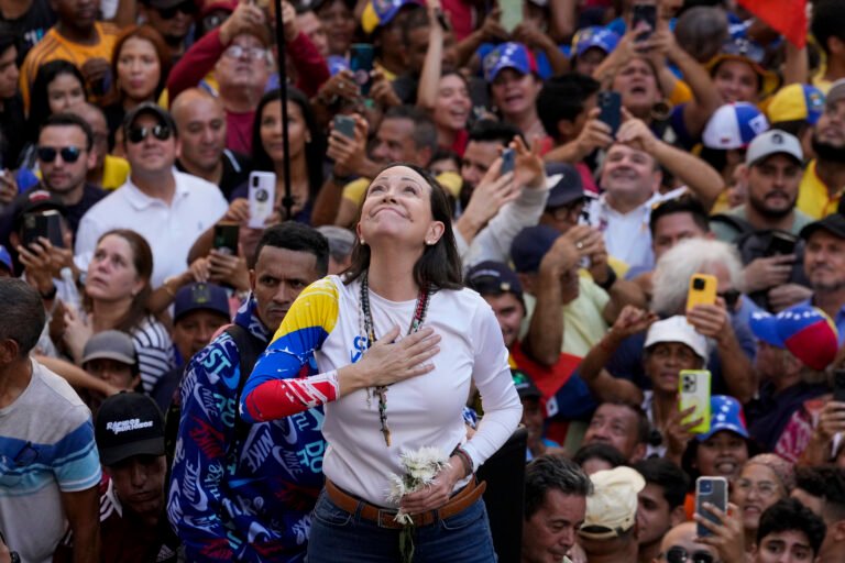 Venezuela’s opposition leader defends Trump’s move to cancel oil licenses
