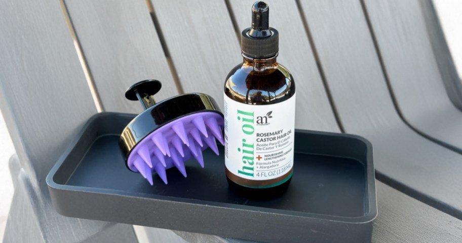Artnaturals Organic Castor Hair Oil & Scalp Massager Just $8.98 Shipped on Amazon